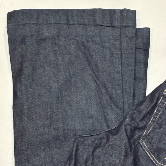 David Kahn Dark Wash Denim Jeans, Wide Leg, Women’s  30 - Picture 5 of 8